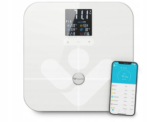 Kúpeľnňová váha - Kúpeľňová váha TrueLife W7 BT WHITE